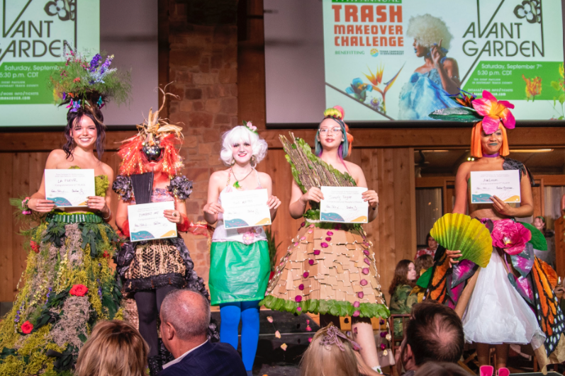 Since 2011, the Trash Makeover Challenge tests designers’ creativity by requiring dresses to be made out of at least 90% recycled materials.